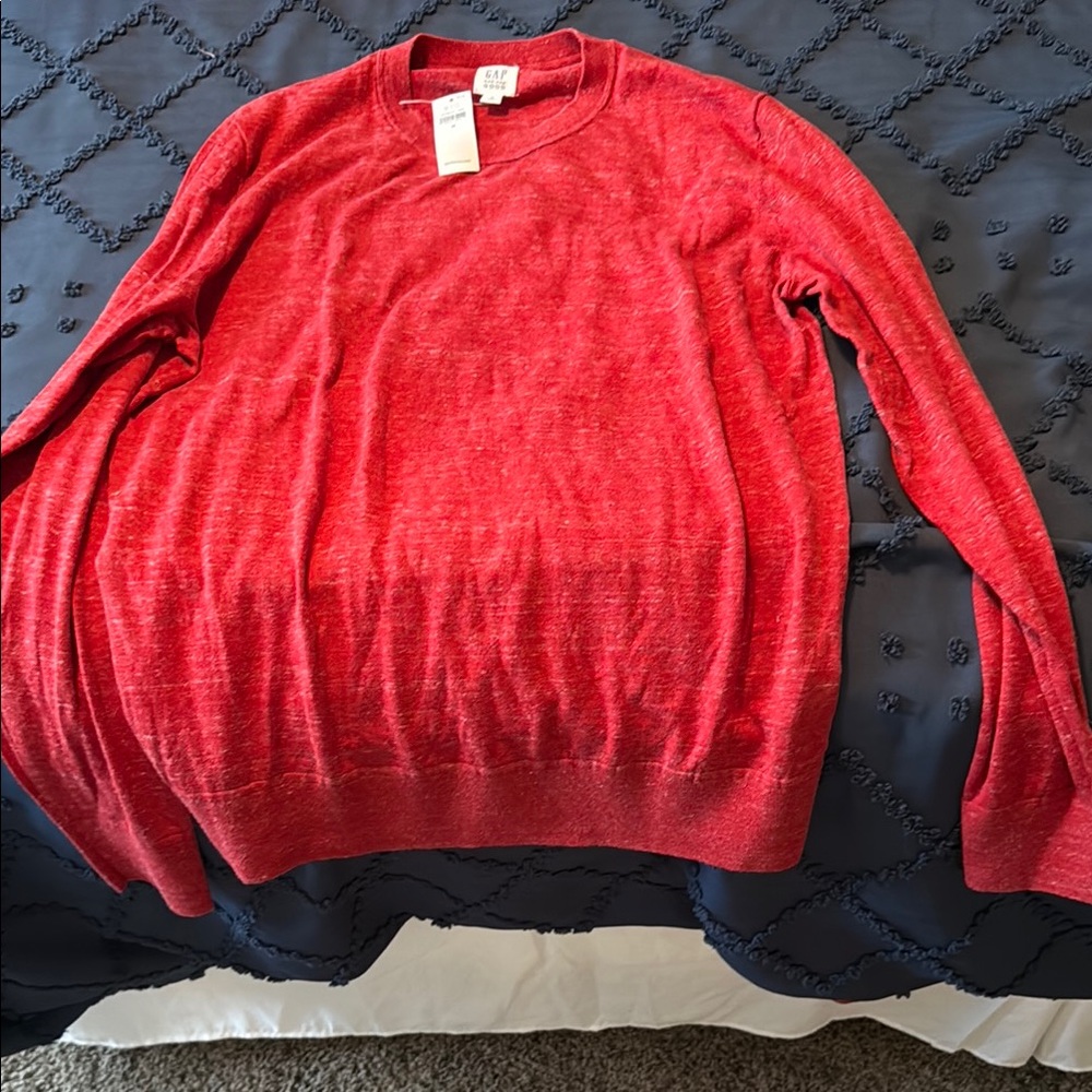 GAP Red Long Sleeve Tee
